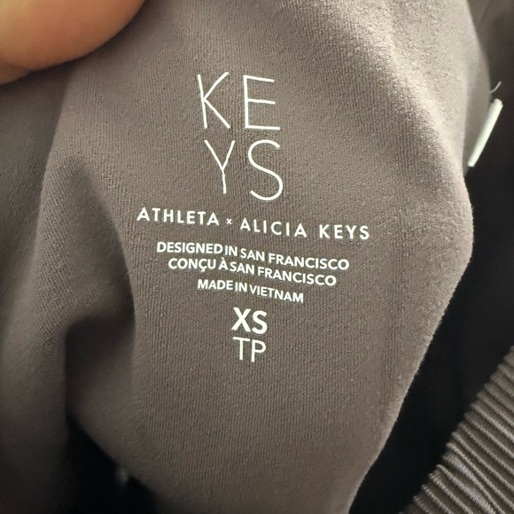 Athleta Mauve Ribbed Leggings - Picture 7 of 7